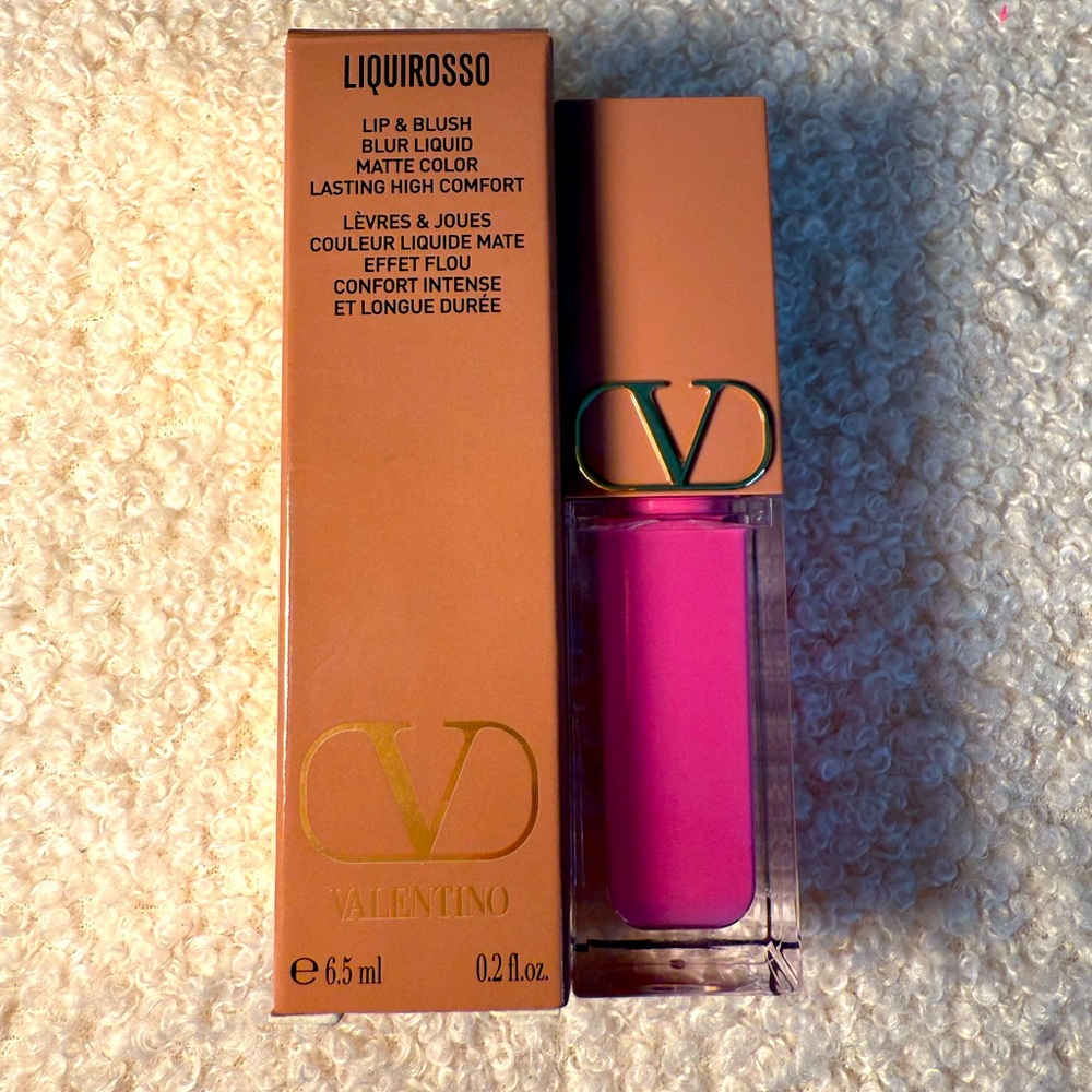 Valentino Liquirosso Lip & Blush - 302R Pink is Punk
